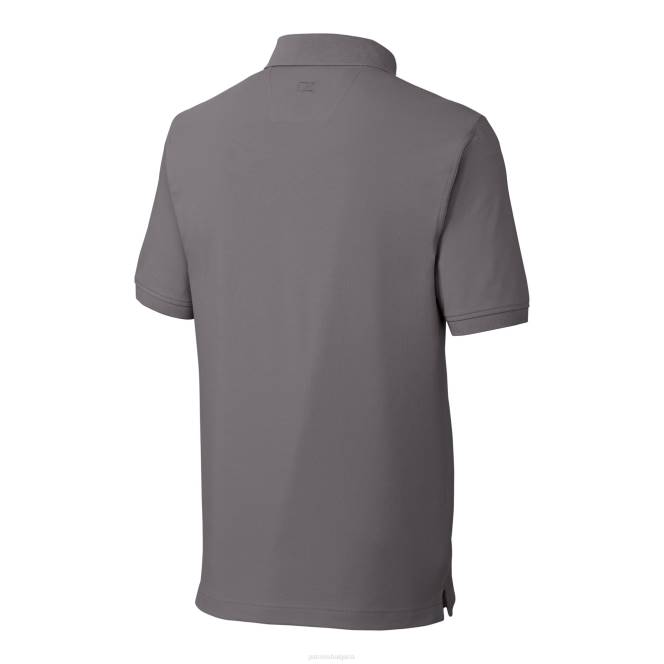 облекло Patriots Jersey cutter & buck сива каска предимство tri-blend pique polo мъже T8TH1294