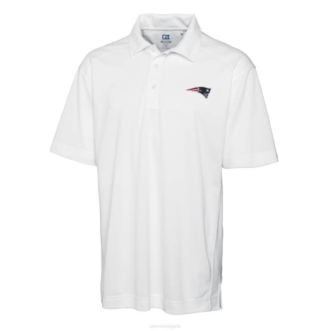 облекло Patriots Jersey cutter & buck white drytec genre polo мъже T8TH1455