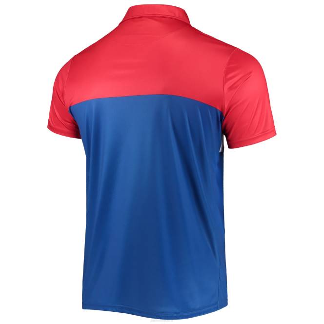 облекло Patriots Jersey foco red/royal retro colorblock polo мъже T8TH1335