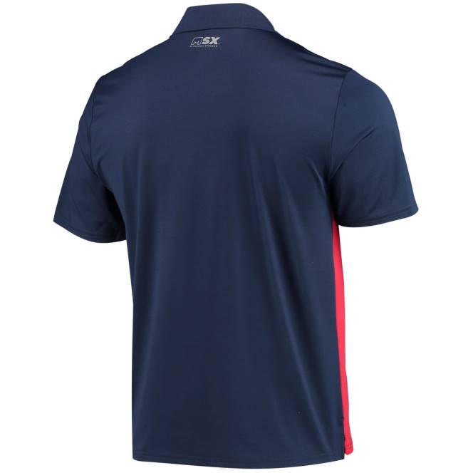 облекло Patriots Jersey msx от michael strahan red/navy challenge color block performance polo мъже T8TH1353