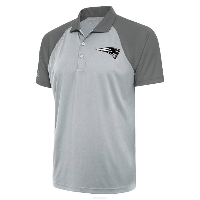 облекло Patriots Jersey антигуа сребро/сив металик лого nova polo мъже T8TH1500