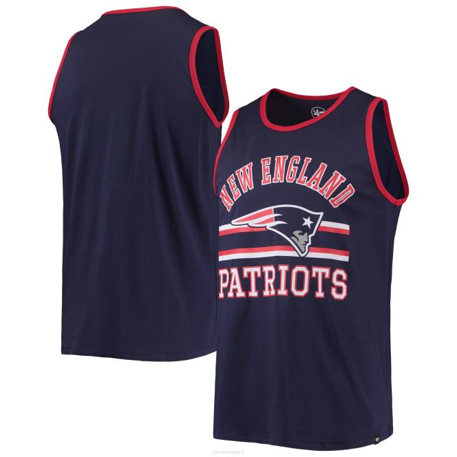 облекло Patriots Jersey 47 супер съперничещ потник с морски ръб мъже T8TH1851