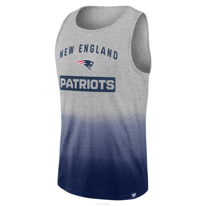 облекло Patriots Jersey fanatics брандиран Heathered Grey/Navy нашият годишен потник мъже T8TH2021