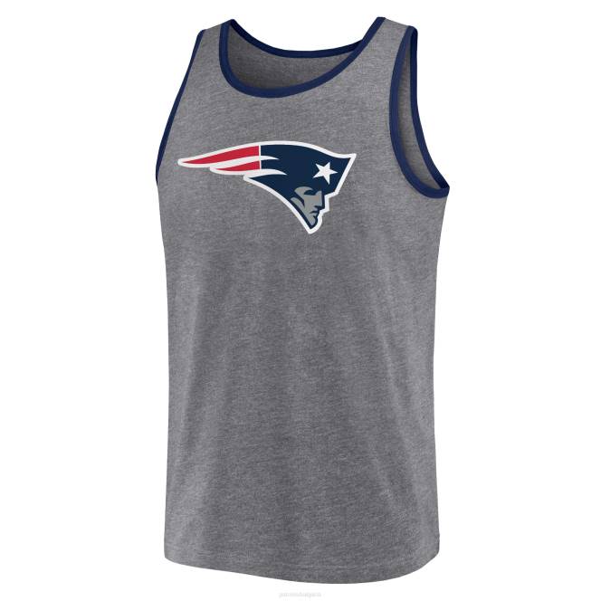 облекло Patriots Jersey потник с марката fanatics heather grey мъже T8TH1788