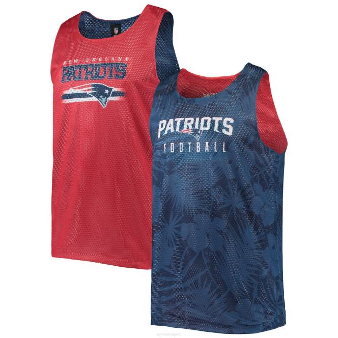 облекло Patriots Jersey Обръщащ се мрежест потник foco в тъмносиньо мъже T8TH2026