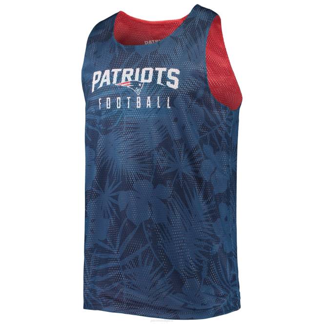 облекло Patriots Jersey Обръщащ се мрежест потник foco в тъмносиньо мъже T8TH2026