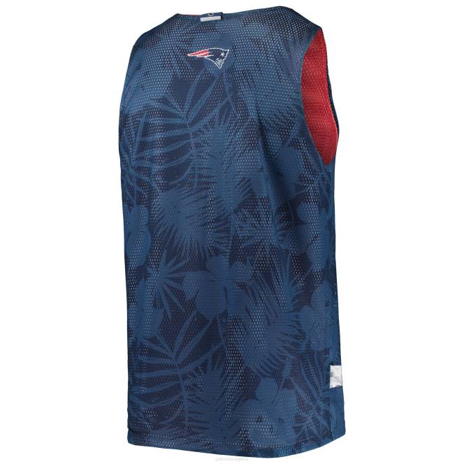 облекло Patriots Jersey Обръщащ се мрежест потник foco в тъмносиньо мъже T8TH2026