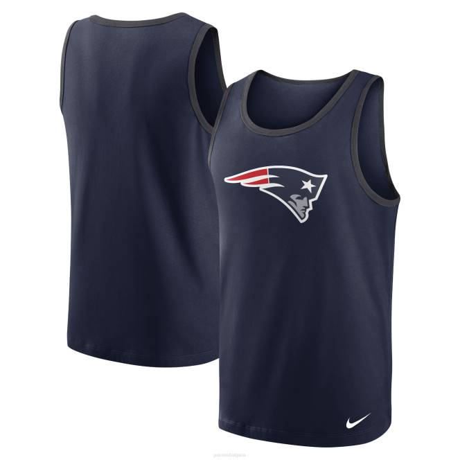 облекло Patriots Jersey nike синьо потник от три смеси мъже T8TH1794