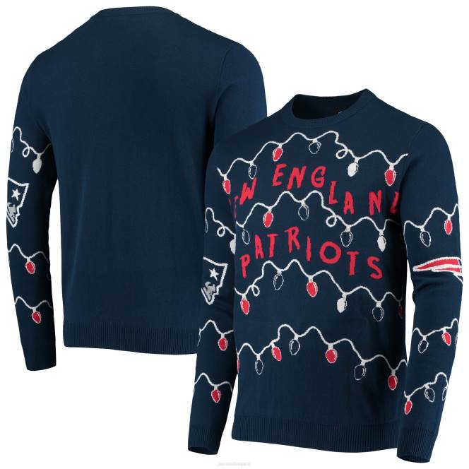 облекло Patriots Jersey тъмносин светещ грозен пуловер foco мъже T8TH1654