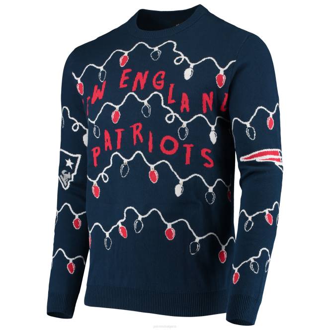 облекло Patriots Jersey тъмносин светещ грозен пуловер foco мъже T8TH1654