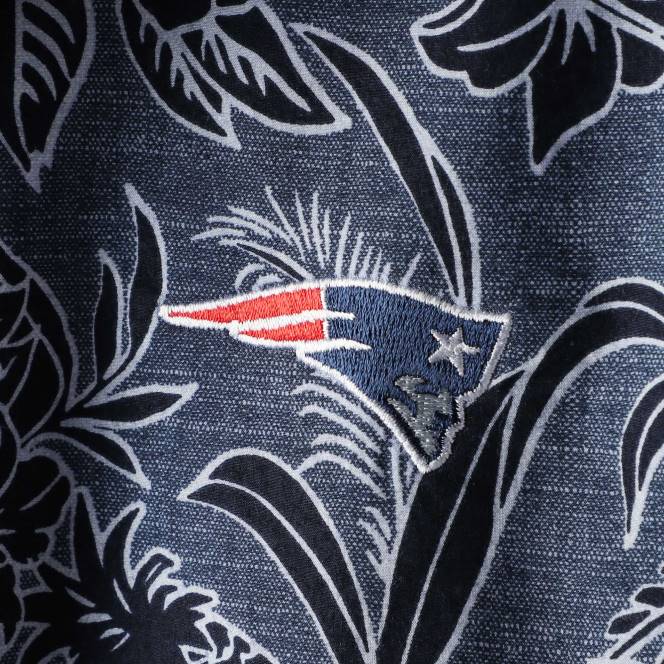 облекло Patriots Jersey tommy bahama тъмно синя ки луау тъкана риза с копчета мъже T8TH1653