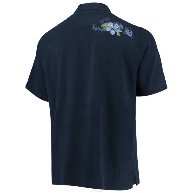 облекло Patriots Jersey tommy bahama тъмно синя риза azule oasis с копчета мъже T8TH1637