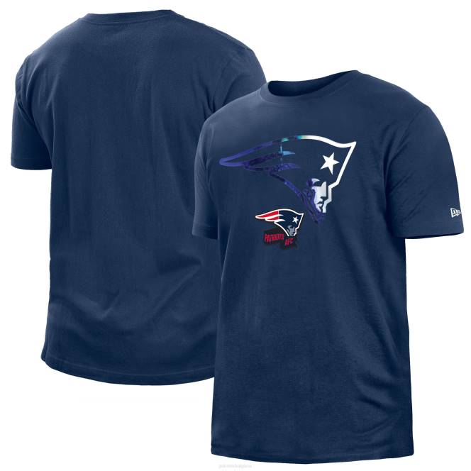 облекло Patriots Jersey нова ера тъмносиня тениска 2022г мъже T8TH1940