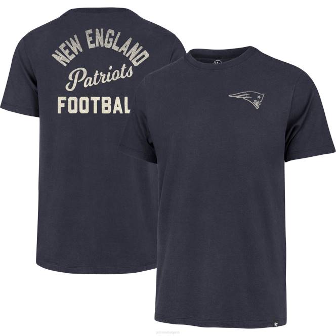 облекло Patriots Jersey 47 тъмносиня тениска Franklin с обратен ход мъже T8TH1831