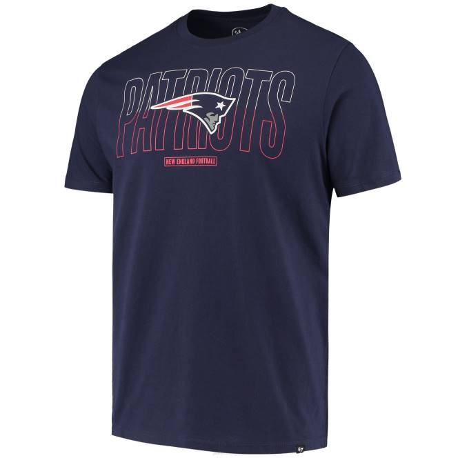 облекло Patriots Jersey 47 флотска тениска на разделен отряд супер съперник мъже T8TH2062