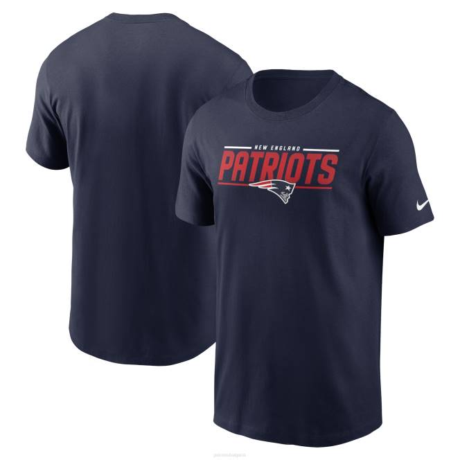 облекло Patriots Jersey тениска Nike Navy Muscle мъже T8TH1922