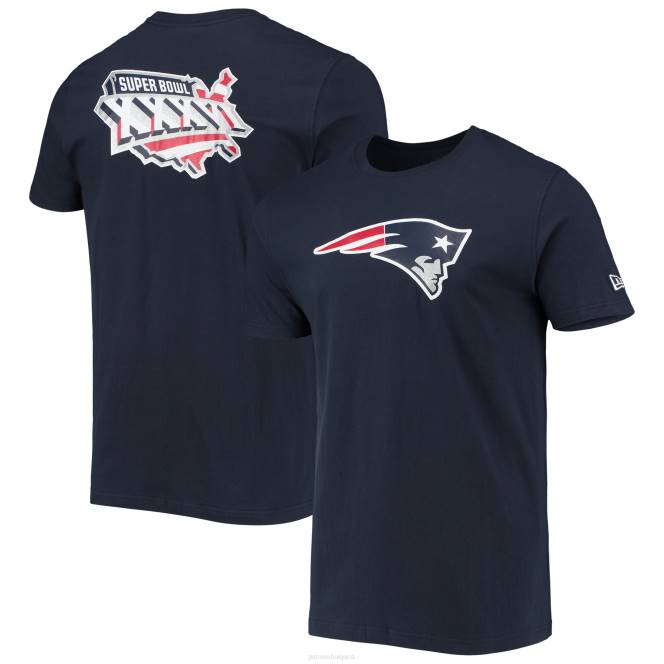 облекло Patriots Jersey тениска от нова ера в темносиня колекция Super bowl xxxvi мъже T8TH1927