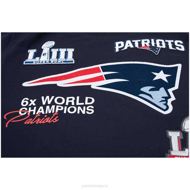 облекло Patriots Jersey професионална стандартна флотска шампионска тениска мъже T8TH1824