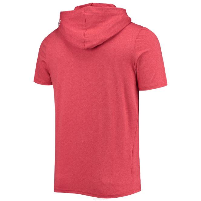 облекло Patriots Jersey тениска с качулка с червен екип от нова ера мъже T8TH1870