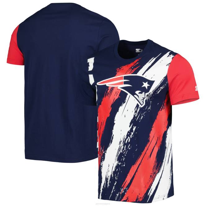 облекло Patriots Jersey стартова тениска за екстремни защитници в темно синьо мъже T8TH1894
