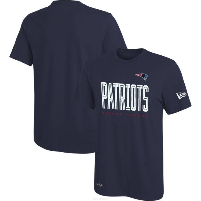 облекло Patriots Jersey нова ера тъмносиня комбинирана тениска с автентична тренировка мъже T8TH1970