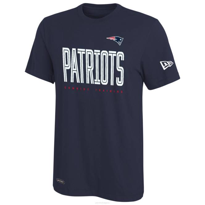 облекло Patriots Jersey нова ера тъмносиня комбинирана тениска с автентична тренировка мъже T8TH1970