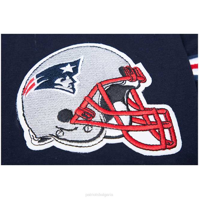 облекло Patriots Jersey професионална стандартна тъмносиня стара английска тениска мъже T8TH1976