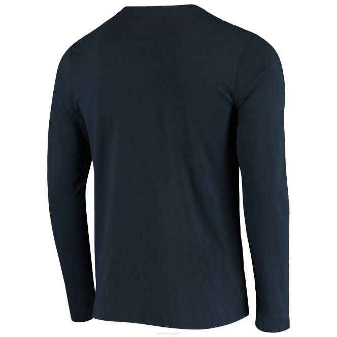 облекло Patriots Jersey нова ера военноморска тениска с дълъг ръкав мъже T8TH2080