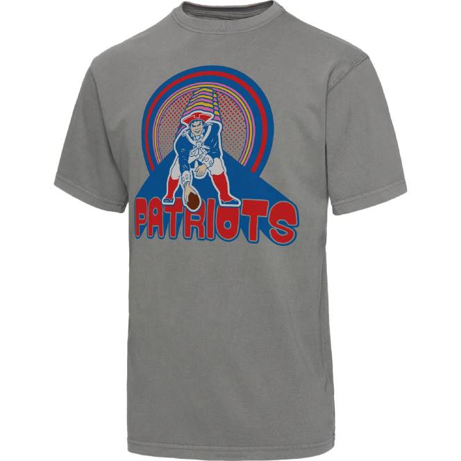 облекло Patriots Jersey нездравословна храна графит тениска Wonderland Infinity Vibe мъже T8TH2071