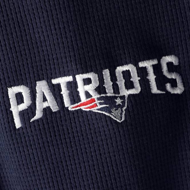 облекло Patriots Jersey тениска с дълъг ръкав dunbrooke navy logo maverick termal henley мъже T8TH1960