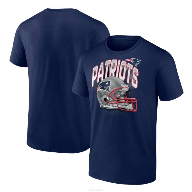 облекло Patriots Jersey fanatics брандирани Heathered тъмносин голям и висок край около тениска мъже T8TH1891