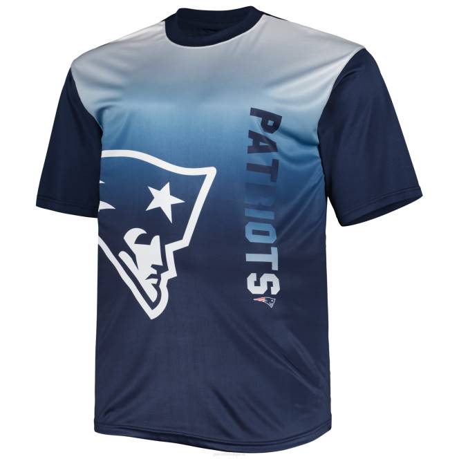 облекло Patriots Jersey голяма и висока тениска в синьо с марка fanatics мъже T8TH1830