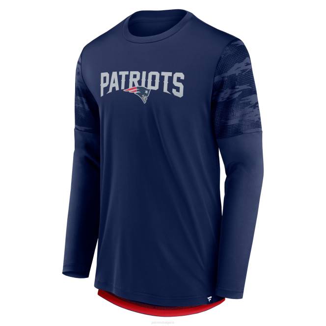 облекло Patriots Jersey тениска с дълъг ръкав с дълъг ръкав с марка fanatics мъже T8TH1882