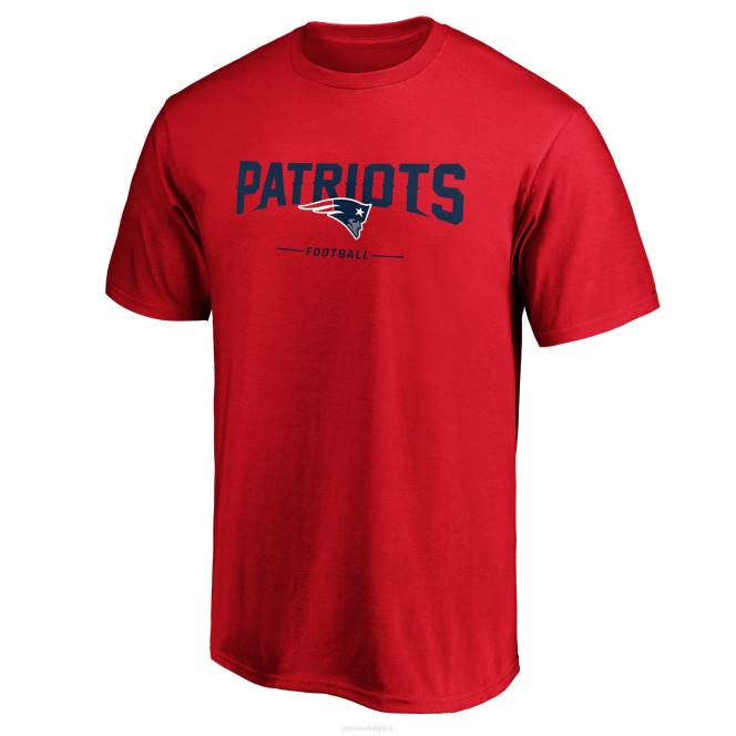 облекло Patriots Jersey тениска с лого на червен отбор с марка fanatics мъже T8TH2023