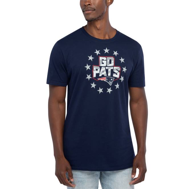 облекло Patriots Jersey fanatics брандирана военноморска тениска hometown go pats мъже T8TH1989
