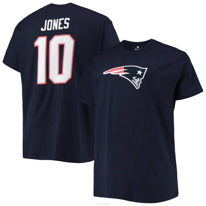 облекло Patriots Jersey тениска с име и номер на играч с марка fanatics mac jones мъже T8TH1910