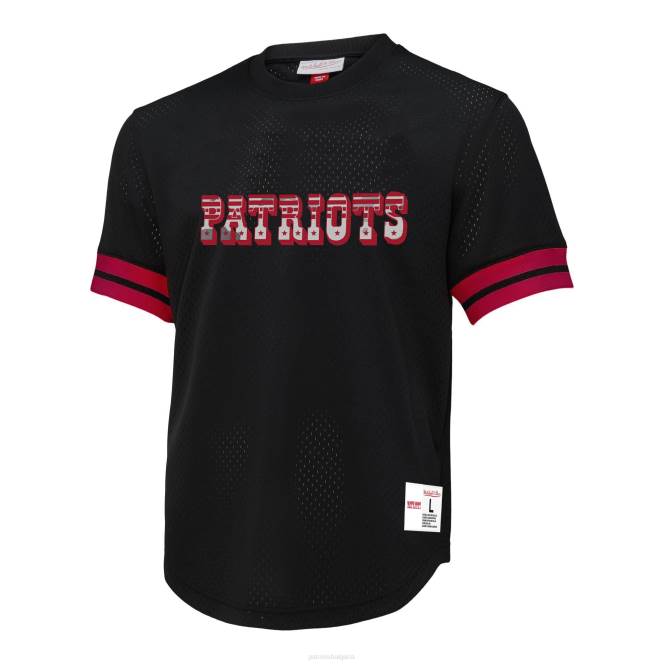 облекло Patriots Jersey mitchell & ness черна камуфлажна светлоотразителна мрежеста тениска мъже T8TH1865