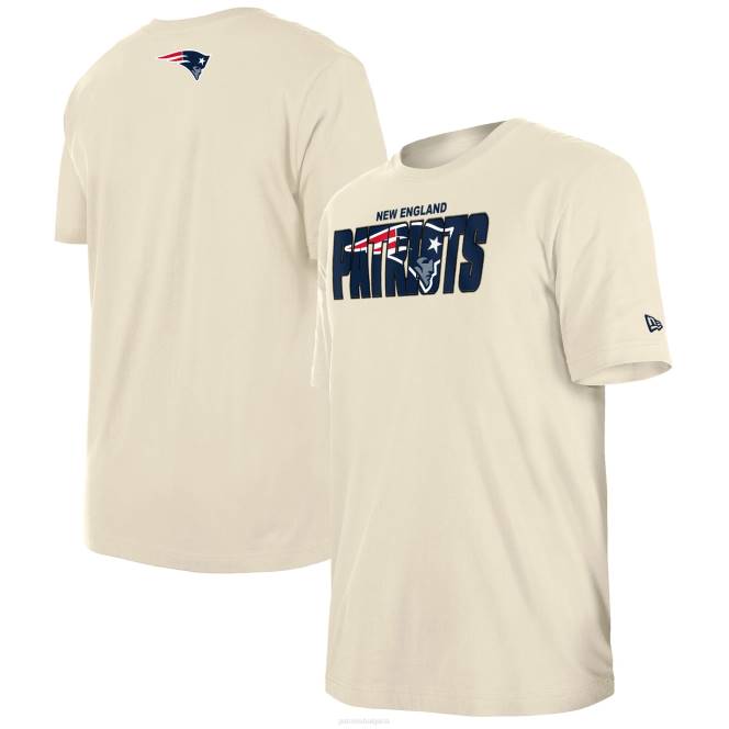 облекло Patriots Jersey тениска new era cream 2023 nfl draft мъже T8TH1799