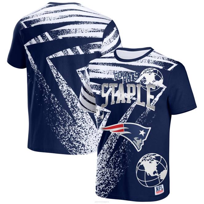 облекло Patriots Jersey nfl x staple тениска с щампа в синьо мъже T8TH1834