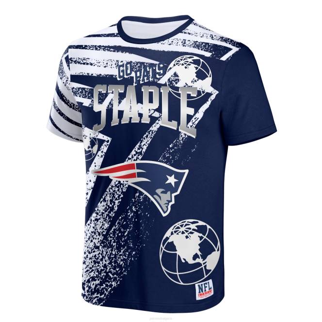 облекло Patriots Jersey nfl x staple тениска с щампа в синьо мъже T8TH1834