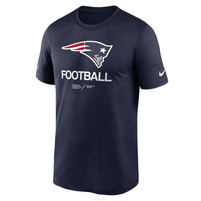 облекло Patriots Jersey Тениска за изпълнение на инфографика в тъмносин цвят nike мъже T8TH1832
