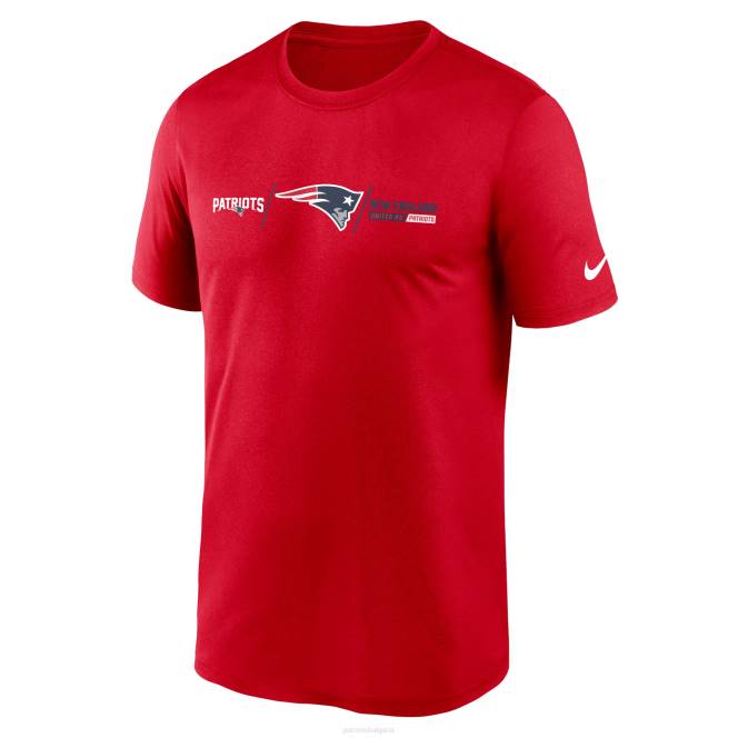 облекло Patriots Jersey червена тениска с хоризонтална легенда за заключване на nike мъже T8TH1892