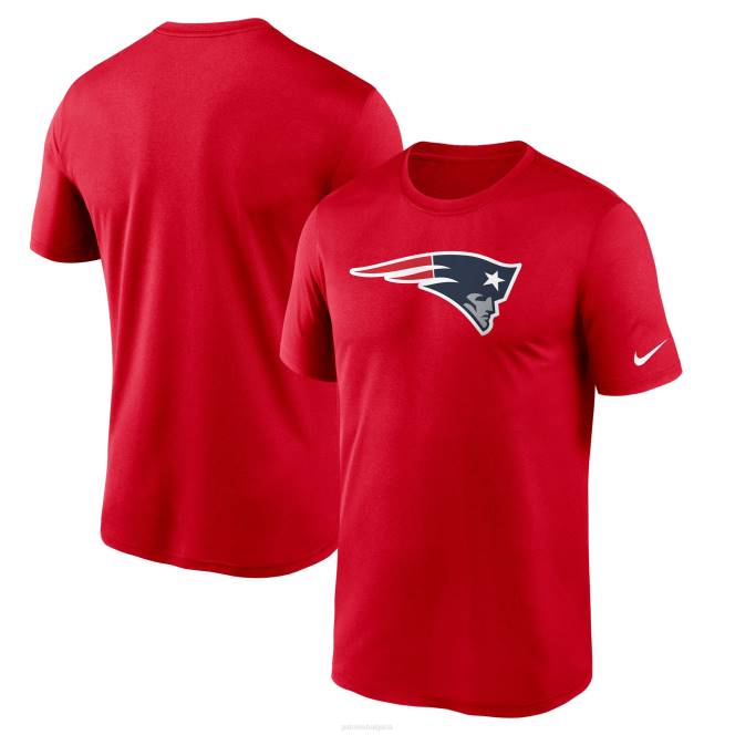 облекло Patriots Jersey nike тениска с червено лого есенциална легенда за изпълнение мъже T8TH1938