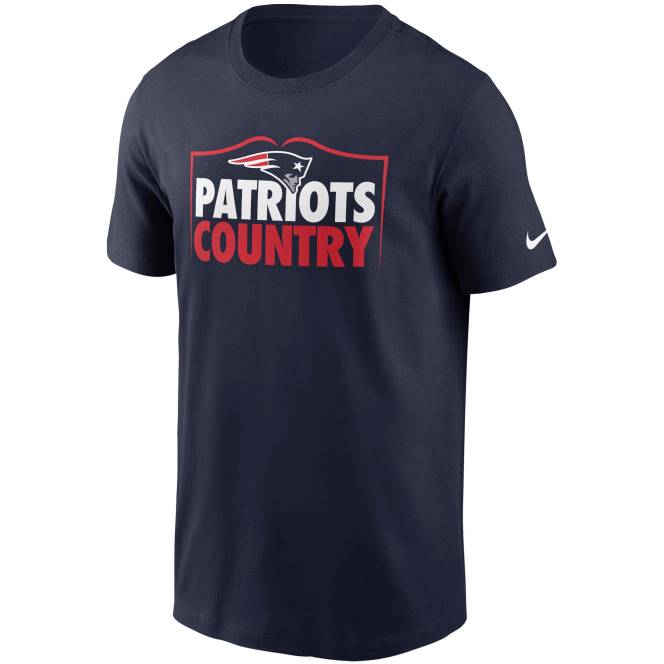 облекло Patriots Jersey Кънтри тениска от родната колекция на nike синьо мъже T8TH1963