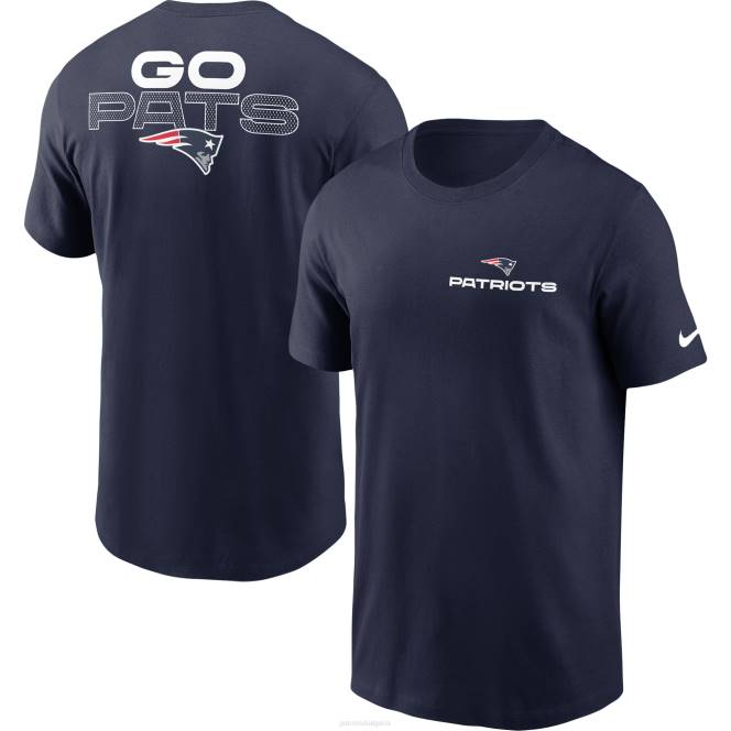 облекло Patriots Jersey тениска с местна фраза nike синьо мъже T8TH1993