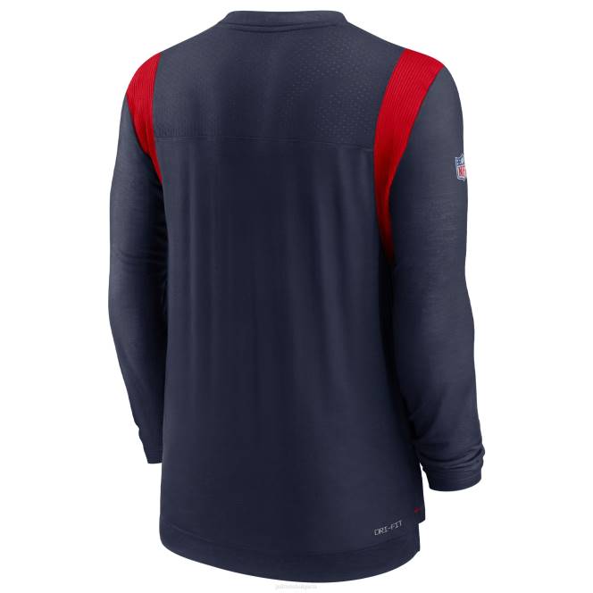 облекло Patriots Jersey nike тениска с дълъг ръкав в тонално лого с тонално лого за изпълнение мъже T8TH2009