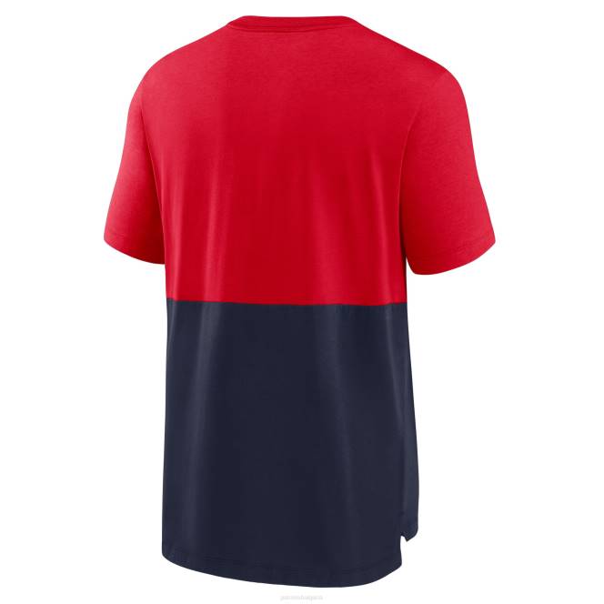 облекло Patriots Jersey nike тениска с червена/тъмносиня фен екипировка с цветни блокове от три смеси мъже T8TH2070