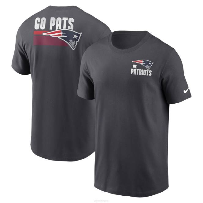 облекло Patriots Jersey nike антрацит blitz етерична тениска мъже T8TH1820