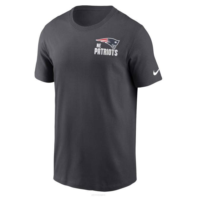 облекло Patriots Jersey nike антрацит blitz етерична тениска мъже T8TH1820
