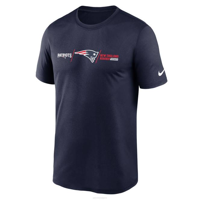 облекло Patriots Jersey тениска nike blue horizontal lockup legend мъже T8TH1876